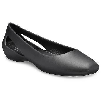 Crocs Sloane Cierne - Damske Flats